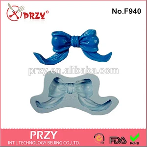 Model F940 bowknot mold for fondant ,silicone bowknot mold factory price for sale