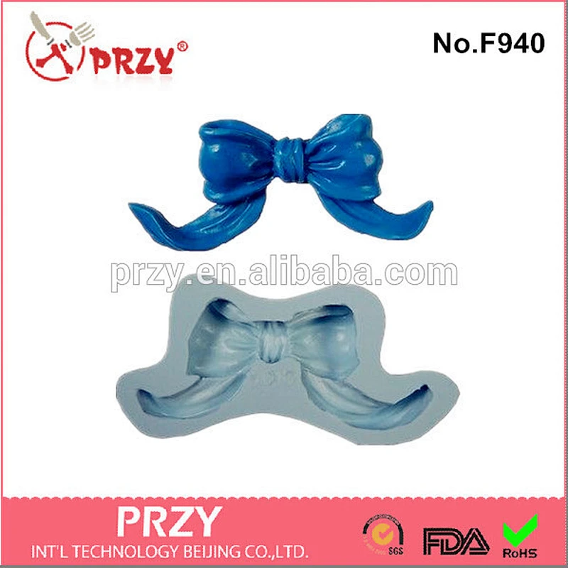 Model F940 bowknot mold for fondant ,silicone bowknot mold factory price for sale