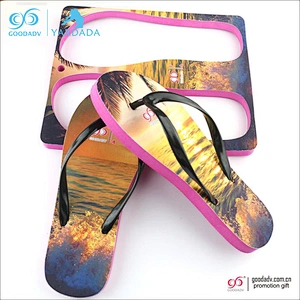 Wholesale stock flip flop PVC strap EVA colorful men slippers