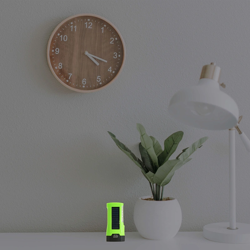 2018 HOT SELLING 2 IN 1 800MAH LEAD-ACID RECHARGEABLE SOLAR SENSOR PLASTIC FLASHLIGHT