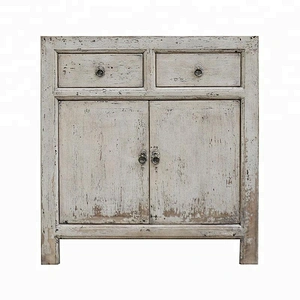 chinese antique distressed rustic shabby chic storage buffet furniture
