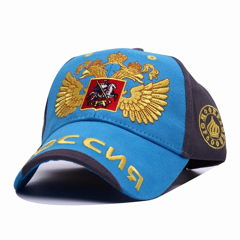 Fashion Russlan Top Quality Embroidered Promotion Custom Baseball Cap Promotion Cheap Caps