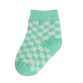 High Quality Checks Pattern Cotton Kids Socks