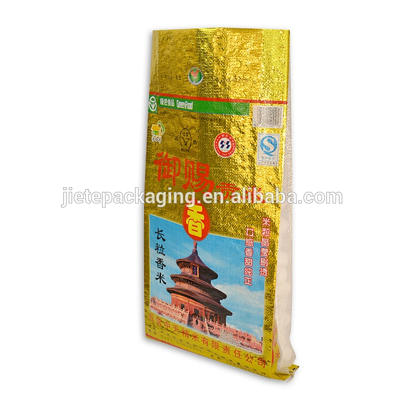 high quality 25kg thailand rice side gusset pp woven bags factory price