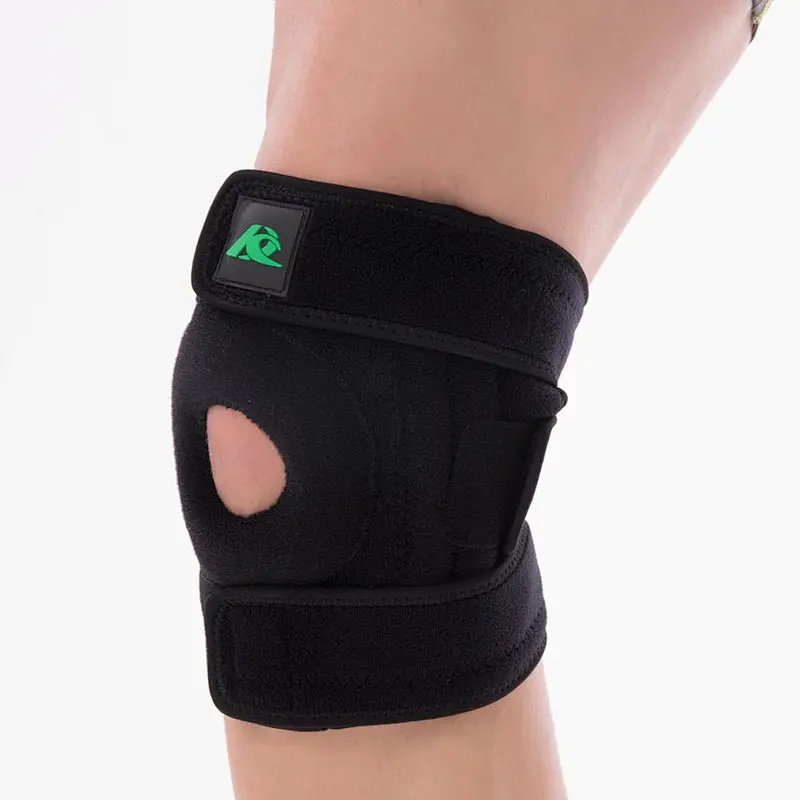 Medical Open Patella Protector Wrap Neoprene knee brace support Non-Bulky Relieves Pain rom knee brace