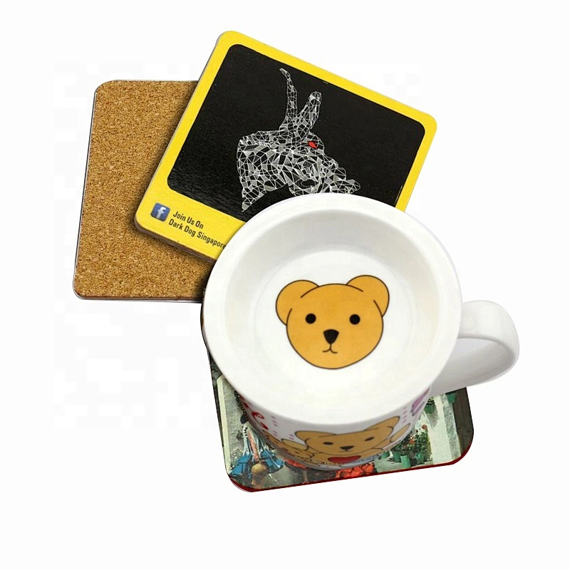 Eco Table Placemat Decor Wood Cup Mat Custom mdf Coaster