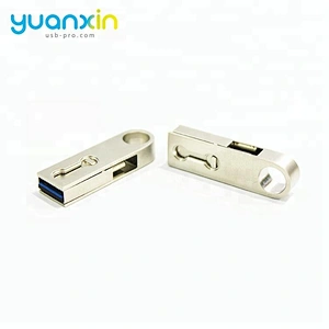 Mini Metal Swivel Android / Type C USB Flash Drive 8GB 16GB 32GB