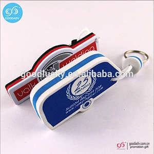 Guangzhou keychain manufacturers low price custom logo eva foam plastic key holders
