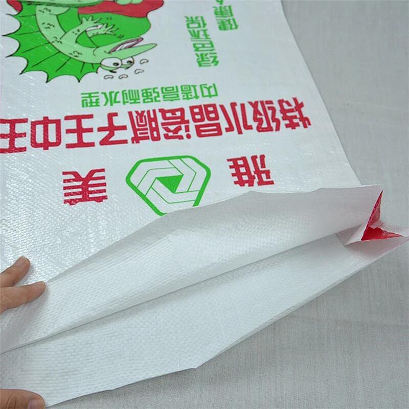 Custom white packaging bag for ceramic tile use, pp valve port bag