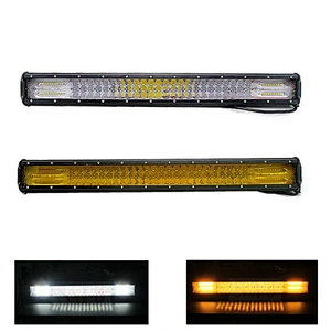 White Amber Flashing 2 Colors Barra LED 4X4 work Light Bar 8 inch to 32 inch led bar off road