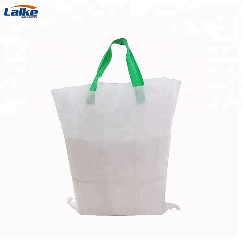 Agricultural bopp laminated pp woven sugar packing bag 5kg 25kg 50kg with handles