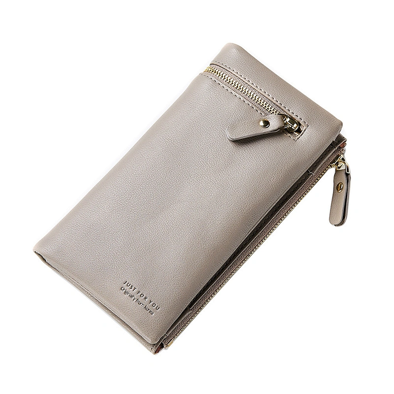 China Factory Latest Design High Quality Women Wallet Leather Ladies Purse