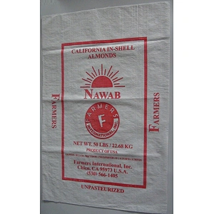 50lbs white pp woven seed nuts packaging bag for almonds,sunflower seed,corn