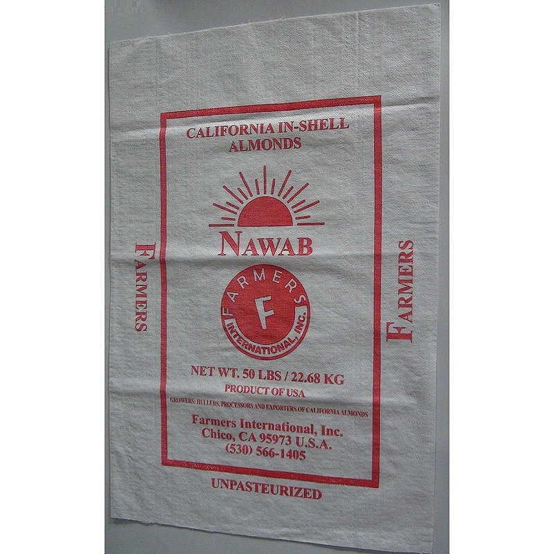 50lbs white pp woven seed nuts packaging bag for almonds,sunflower seed,corn
