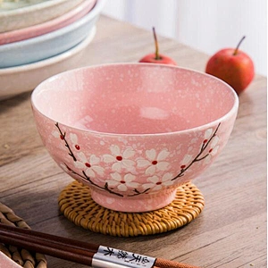 2019 New Ceramic Bowl Porcelain Rice Bowl Wholesale Cheap Price Tableware