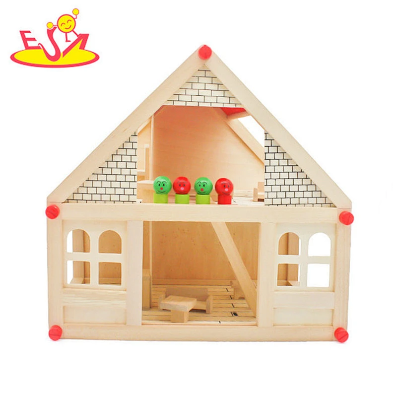 zarte Mini Puppenhaus Spielzeug für Kinder W06A033