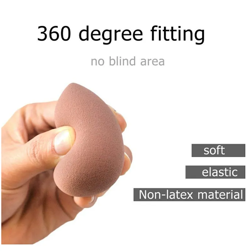 1Piece Sponge Blender Set with Powder Puff Makeup Sponge Holder
