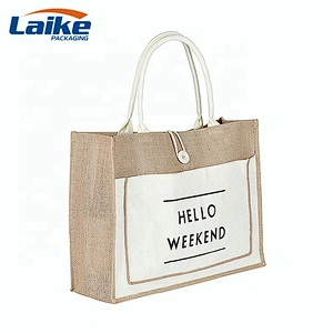 custom bag with logo reusable grocery bag shopping  jute tote bags with custom printed logo