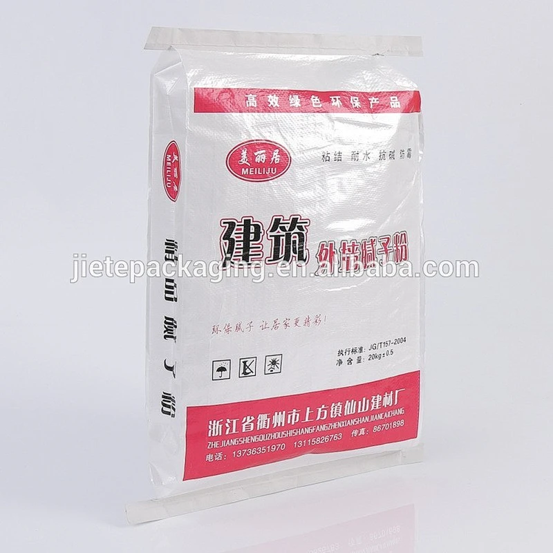 PP woven packaging cement, putty powder, mortar valve bag 20kg