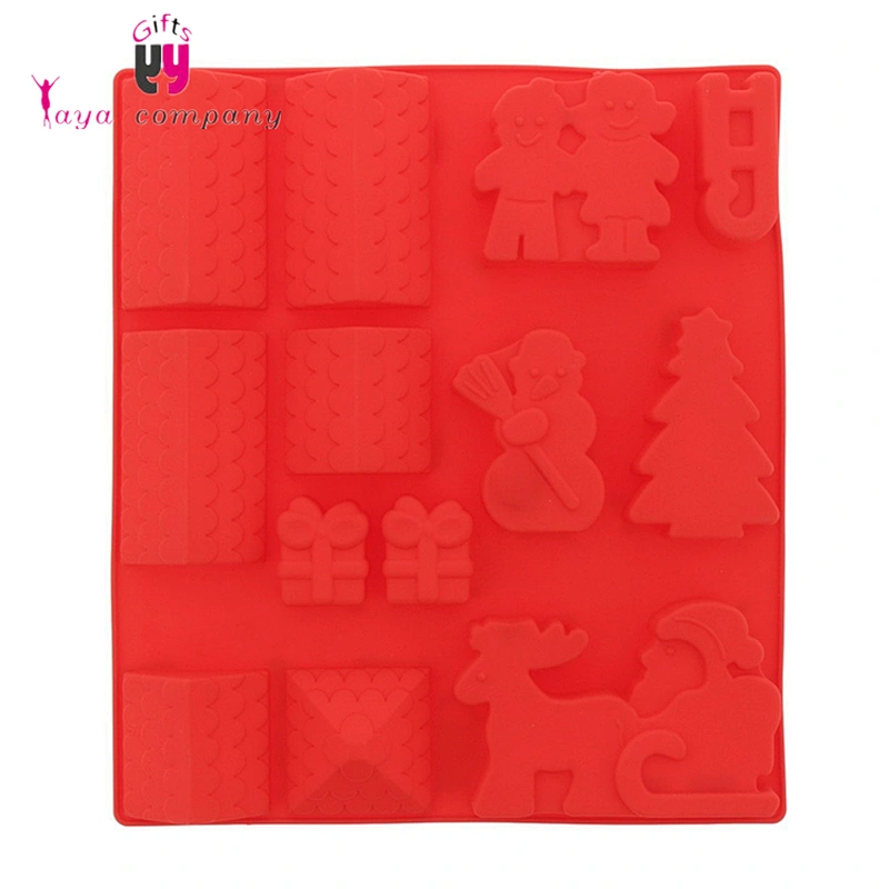 Custom Food Grade 3D Different Shape Silicone Cupcake Baking Molds