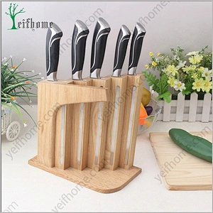 5pcs kitchen forge knife set with magnet block