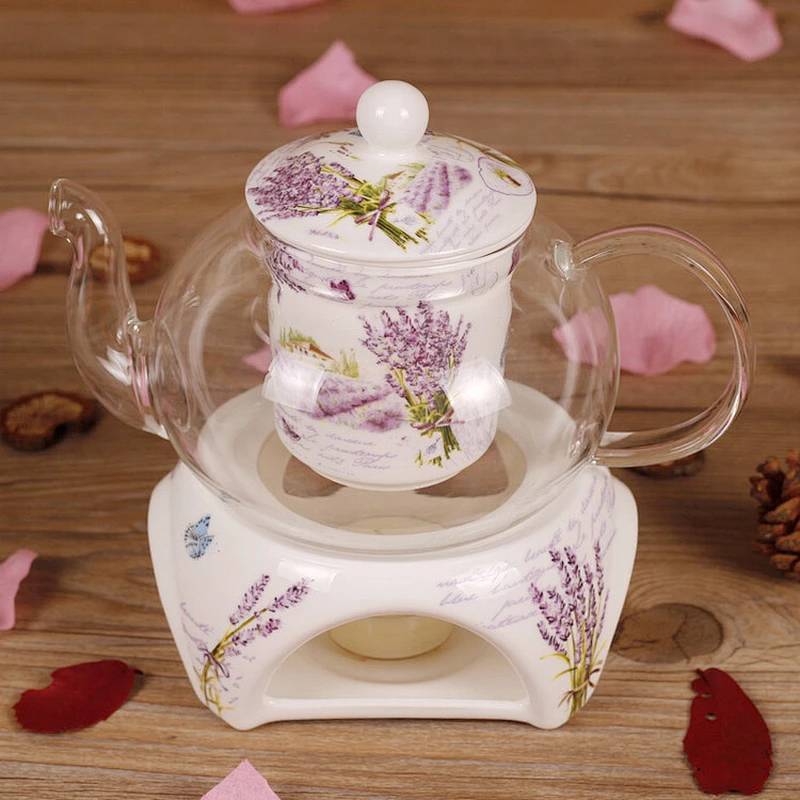 Factory wholesales price ceramic flower tea sets from china professional supplier