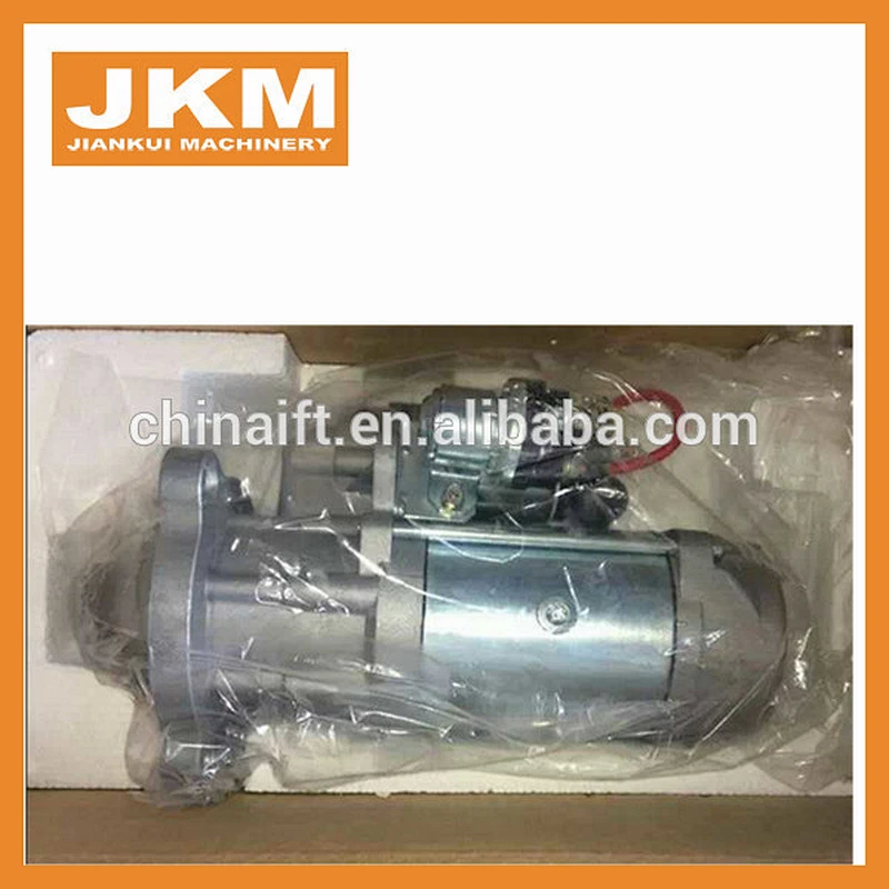 PC56-7 excavator OEM starting motor KT17490-6301-4 21W-54-46180 lock engine hood