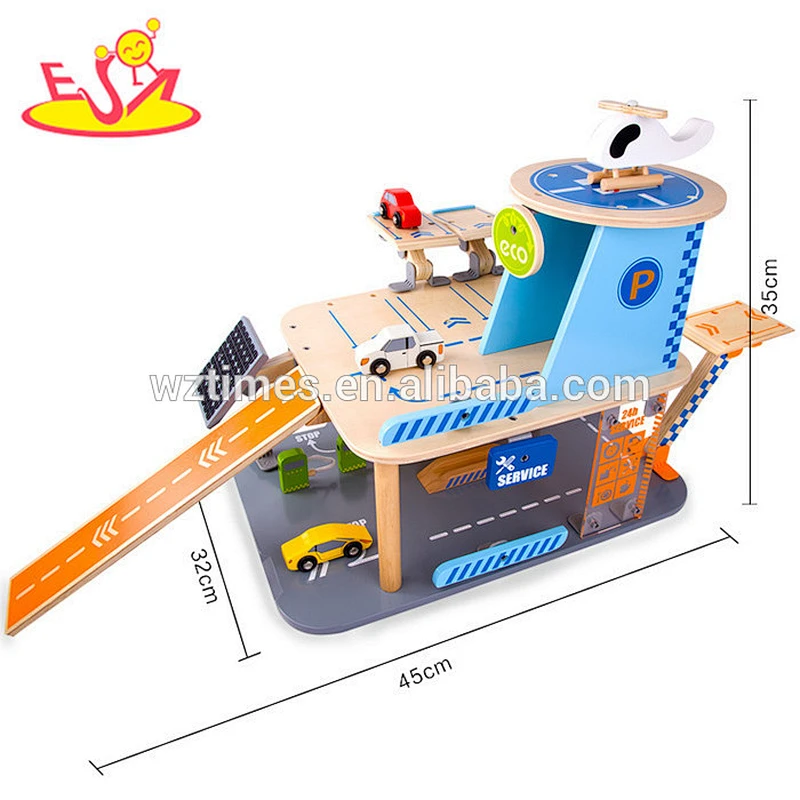 wholesale high quality children pretend play wooden toy truck game for sale W04B027
