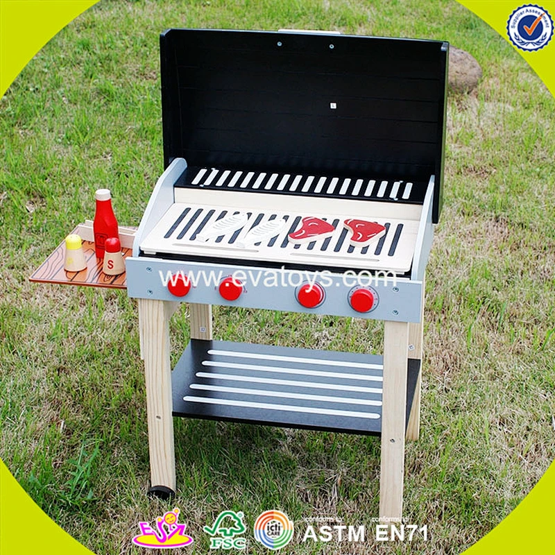 wholesale new design baby wooden BBQ toy set hottest children wooden BBQ toy set W10D116