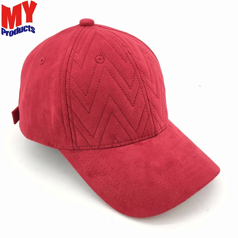 Wholesale custom cap suede trucker fashion suede baseball plain hat