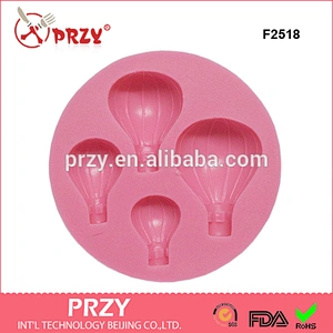 F2516 hot-air balloon Shape Silicone Fondant Cake Decoration