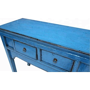 chinese antique & recycled wood oriental furniture, console table in living room