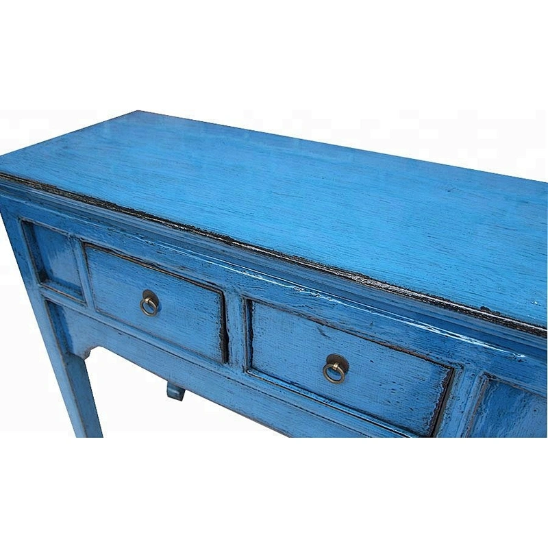 chinese antique & recycled wood oriental furniture, console table in living room