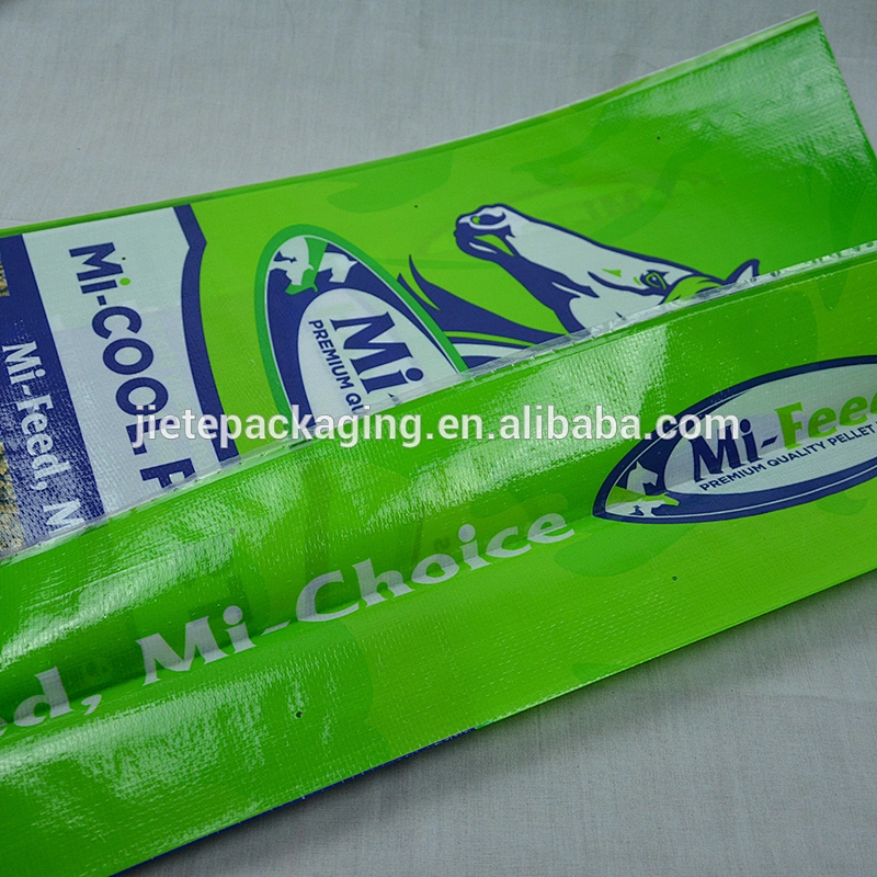 100% Virgin plastic bopp laminated pp woven feed bag for livestock,poultry,cow,horse,sheep