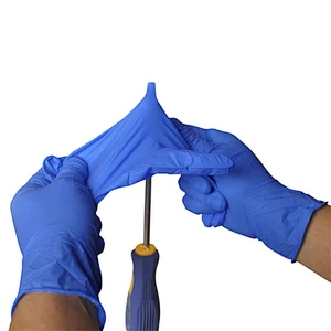 Safety garden gloves nitrile coated working glove