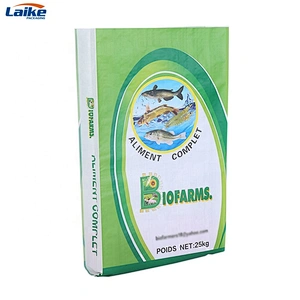Manufacturer virgin pp 20kg 25kg Bopp plastic lamination packaging  pp woven feed bag