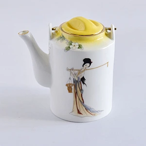 China Supplier Best Selling in-Stock Tea Set Handmade Ceramic Tea Pot Gift Set Porcelain Bone China Kung Fu Tea Set