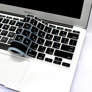 China Factory Laptop Custom Mongolian custom keyboard Silicone Keyboard Skin For macbook 11 inch air 116 inch laptop skin