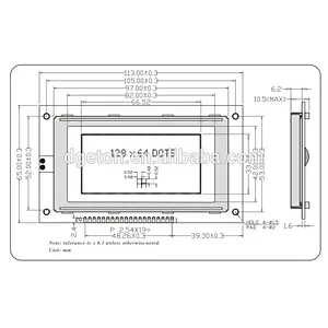 ODM Custom High Quality 12864 lcd display module