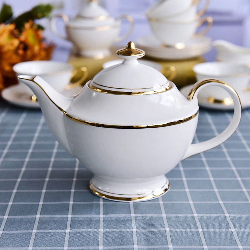 15pcs First Class High-Quality Bone China Coffee Sets tableware for European market