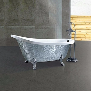 China supplier silver hot tub 1 people indoor modern spa hot tub