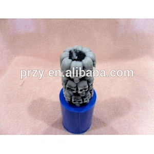 Skulls silicone mold for soap and candles making mould molds Skulls silicone soap molds and candle mould