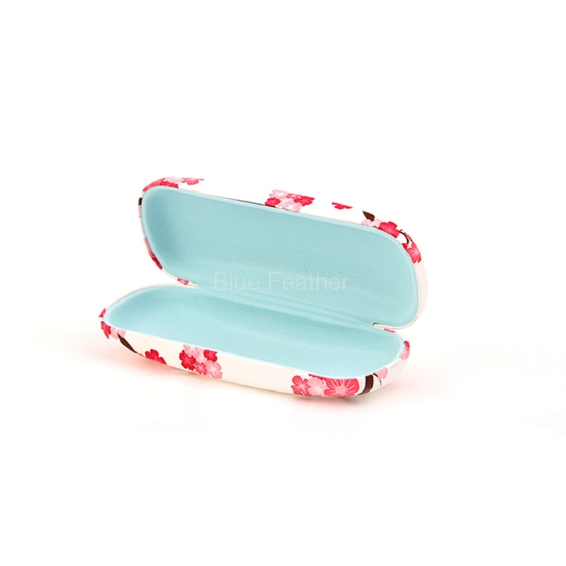 Elegant Printed Floral Hard  Eyeglasses Case for Daily Use