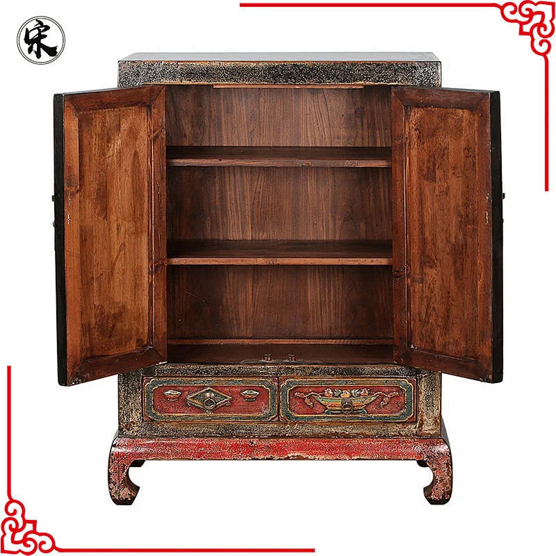 chinese antique storage old furniture for stores use