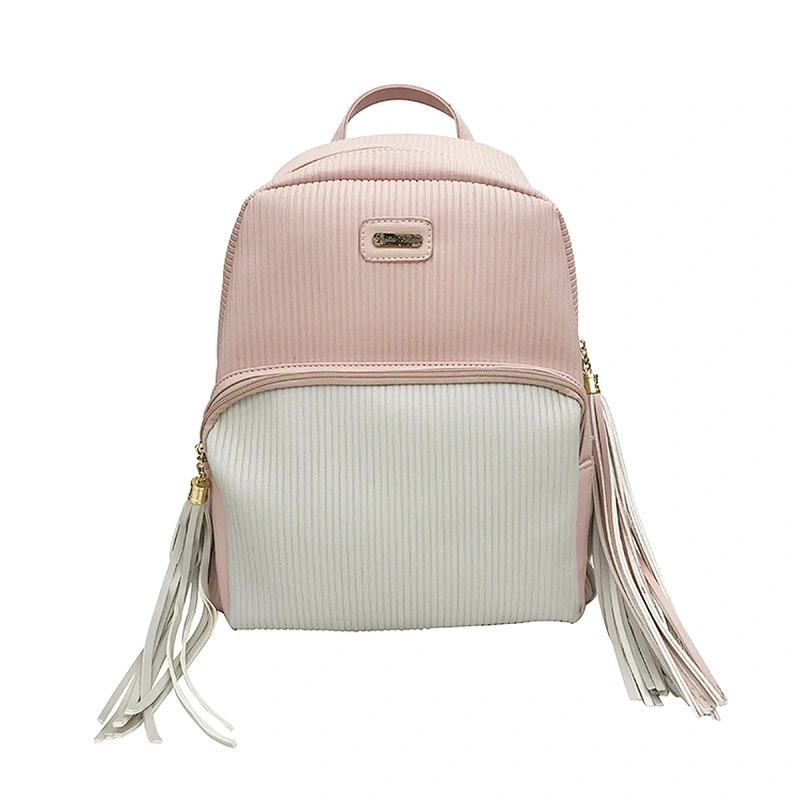 Cheap fashion good quality PVC backpack bag for ladies