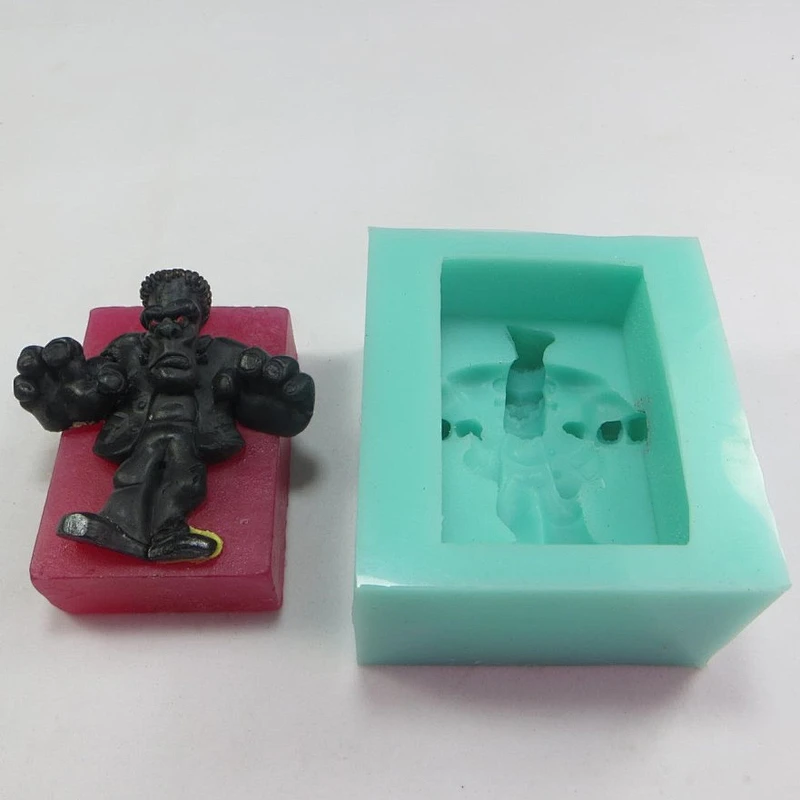 QT0008 Halloween mold terror Hulk Silicone Soap Mold PRZY