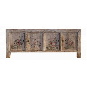 chinese antique rustic distressed lobby storage sideboard furniture