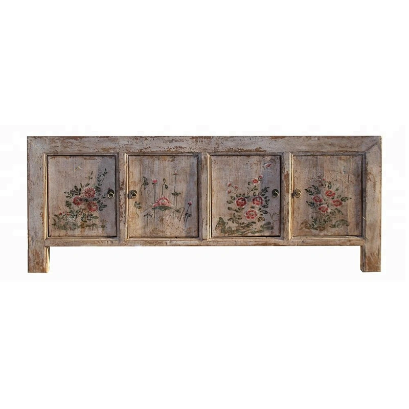 chinese antique rustic distressed lobby storage sideboard furniture