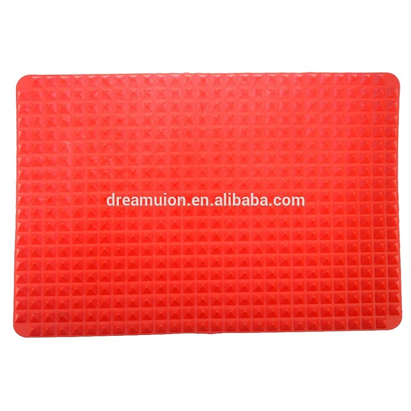 Pyramid Pan Non Stick Fat Reducing Silicone Cook Mat Oven Baking Tray Sheets EV4 Popular