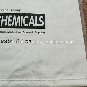 High quality white plastic bopp laminated pp woven detergent packaging bag with lining for chemical and tile adhesive
